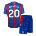 Tanie Strój piłkarski Crystal Palace Adam Wharton #20 Koszulka Podstawowej dla dziecięce 2024-25 Krótkie Rękawy (+ szorty)